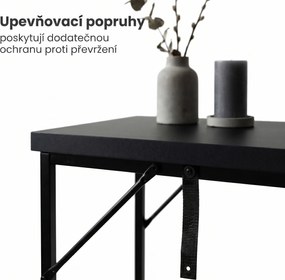 Konzolový stolek Origo 90 cm černý