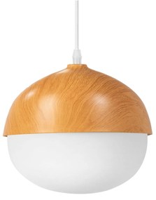 Toolight - Stropné svietidlo E27 60W APP951-1CP, hnedá-biela, OSW-06685