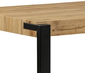 Autronic BONTEC Jedálenský stôl 140x88cm, mdf, divoký dub, HT-725 OAK Farba: Hnedá
