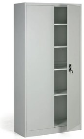 Kovová spisová skriňa, demontovaná, 4 police, 950 x 1950 x 400 mm, sivá