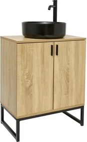 Ceramia Easy kúpeľňová skrinka s umývadlom 60x73x36 cm svetlý dub lesk EASYUMDB1