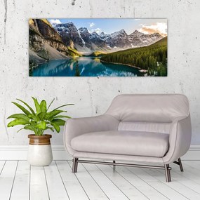 Obraz - Kanada, Národný park Banff, Moraine Lake (120x50 cm)