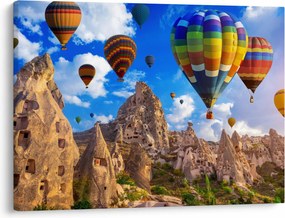 Obraz - Teplovzdušné balóny, Cappadocia, Turkey. (70x50 cm)