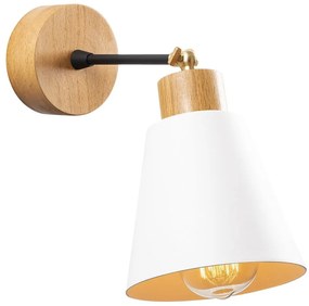 Nástenné svietidlo v bielo-prírodnej farbe Manavgat – Opviq lights