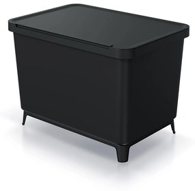 Odpadkový kôš, 4 x 10 l, čierna