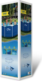 CF Nadzemný bazén s oceľovou konštrukciou FRAME 3,05 x 1,07 m 0057 modrý