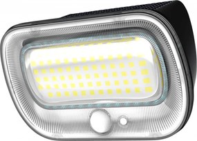 BERGE Solárne fasádne svietidlo s pohybovým senzorom IP54