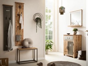 furniture-nabytek.cz - Masívna komoda Pune z mangového dreva, lakovaná, hnedá