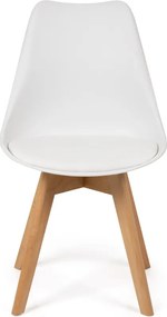 Noela Jedálenský set SCANDINAVIA 105 biely + 4x stolička SCANDINO biela