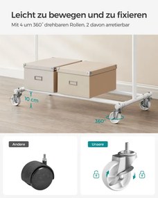 Vešiakový stojan na kolieskach HSR013W01