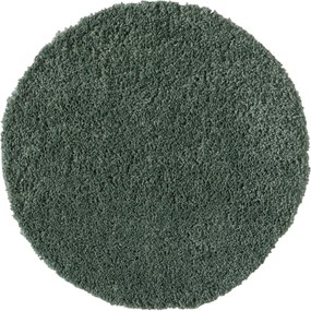 AKCIA: 150x150 (průměr) kruh cm Kusový koberec My Shaggy hellgrün kruh, zelená, chodba / predsieň, My Flair