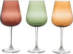 BOHEMIA ARDEA SMOKEY POHÁR NA ČERVENÉ VÍNO 540 ML SADA 6KS