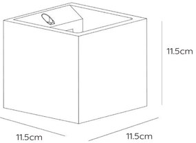 Lucide 35208/01/41 - Nástenné svietidlo GIPSY 1xG9/25W/230V šedé