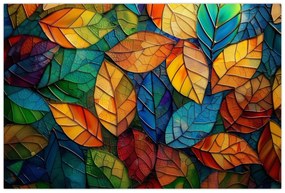 Obraz - Mozaika z listov (90x60 cm)