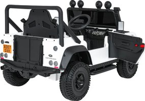 Elektrické autíčko Land Rover Defender 110 SVX biele