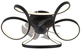 Globo 03638 - LED Stmiev. stropný ventilátor LORIS LED/40W/230V 3000-6000K + DO