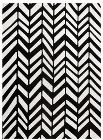 Koberec MUNDO D0571 jodelka, chevron outdoor béžový / čierny
