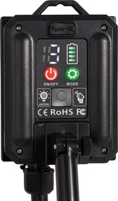 Vonkajšia stojaca lampa čierna vrátane nabíjateľného LED a solárneho - Barry