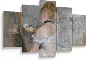 Obraz - Berthe Morisot, Woman at Her Toilette, reprodukcia (150x105 cm)
