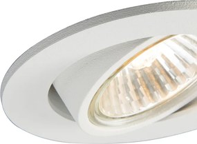 Inteligentné zapustené bodové svietidlo biele, naklápacie, vrátane WiFi GU10 - Cisco