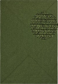 Hanse Home, Kusový koberec Braided 105554 Green – na von aj na doma, 80x150, zelená, chodba / predsieň