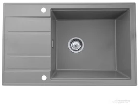 Gamma Modern 8010, 1-komorový granitový drez 800x500x210 mm, šedá, GMA-ZM-8010-G