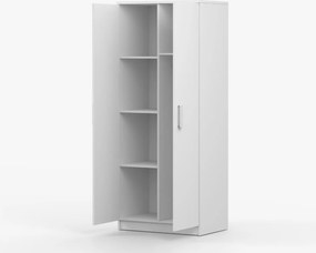 Šatníková skriňa SMYK 80 - biela (viac variant)