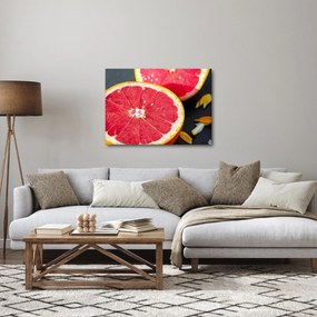 Obraz rozkrojených grapefruitov (70x50 cm)