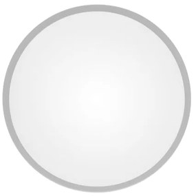 Vonkajšie stropné svietidlo so senzorom CLEO 3xE27/24W/230V pr. 40 cm šedá IP54