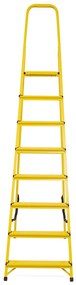 Elkop Oceľový rebrík žltý, 8 priečok