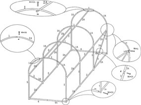 Fóliovník 200 x 300 cm (6 m²) biely