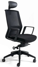 BESTUHL Kancelárska stolička J17 BLACK SP čierna