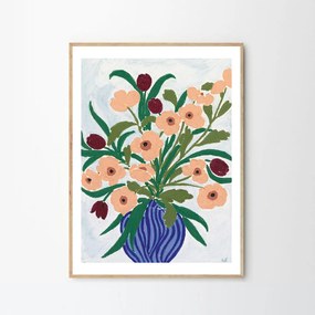 The Poster Club Plagát Cerulean Still Life by Anine Cecilia Iversen 50x70