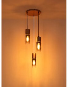 Globo 21000-3HCA - Závesné svietidlo na lankách ANNIKA 3xE27/25W/230V pr. 30 cm