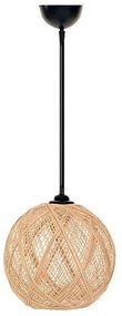 Luster na lanku JUTE 1xE27/60W/230V béžová