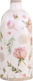 Keramická dekoračná váza s kvetmi Floral Étel - Ø 11*26cm