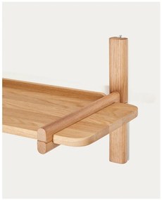 Modulárny policový systém z dubového dreva v prírodnej farbe 110x28 cm Sitra – Kave Home