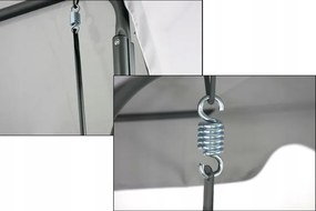 Garden Line ZÁHRADNÁ HOJDAČKA S TEXTILENE 170 x 110 x 153 cm ČIERNA