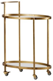 Servírovací stolík na kolieskach 35x67 cm Push – WOOOD