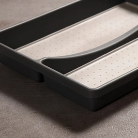 Organizér do zásuvky Kubas 23 cm čierny