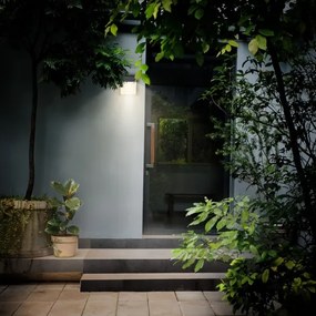 Brilagi - LED Vonkajšie nástenné svietidlo TERNI LED/12W/230V čierna IP44