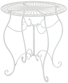 Kovový stôl Indra - Biela