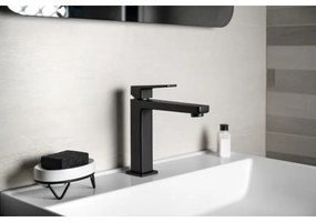 Sapho - Umývadlová batéria TURSI 19 cm matná čierna