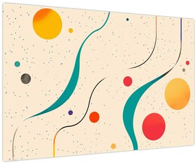 Obraz - Minimalistická farebná ilustrácia (90x60 cm)