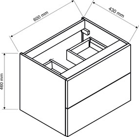 KÚPELŇOVÁ SKRINKA + UMÝVADLO ROMANA II BIELA