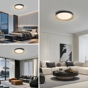 Brilagi - stmievateľné LED stropné svietidlo NEXO LED/48W/230V 3000-6000K čierne, priemer 43 cm, s diaľkovým ovládaním