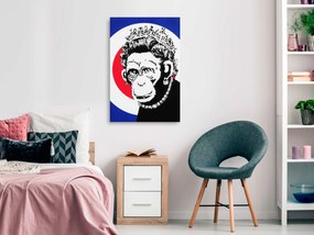 Artgeist Obraz - Queen of Monkeys (1 Part) Vertical Veľkosť: 20x30, Verzia: Standard