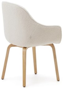 Biela jedálenská stolička Aleli – Kave Home