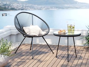 Acapulco Mono kreslo čierne