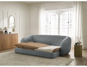 Tmavosivá ženilková rozkladacia pohovka 228 cm Neyo – Bobochic Paris